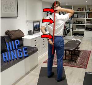 How to hip hinge to stop low back pain with doing chores